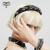 'Macabre Reality' Gothic Skull Braided Headband