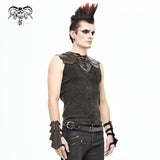 Tt16702 Steampunk Armor Men Sleeveless Vest