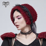 'Callista' Gothic Neckerchief And Headwear Accessory (Red)