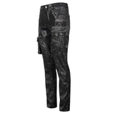 'Shivers' Punk Pants With Detachable Pocket