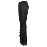 Ept006 Lace Beaded Pleated Gothic Leggings