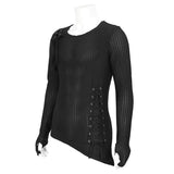 Moshpit' Punk Mesh Asymmetric Hem Tee