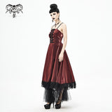 'Bloodflower' Gothic Waterfall Dress