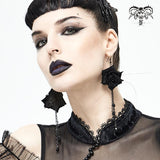 'Black Roses' Gothic Dangler Earrings