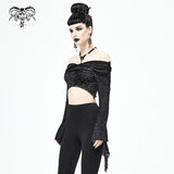 'Mirror Valley' Gothic Crop Top