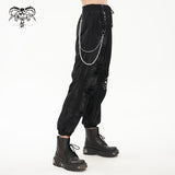 Pantalon cargo punk en détresse « Trouble in Paradise »