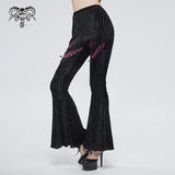 'Distortion' Gothic Crucifix Bell-Bottoms