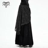 Jupe gothique en velours 'Autumn Waltz'